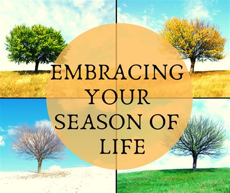 the seasons of life